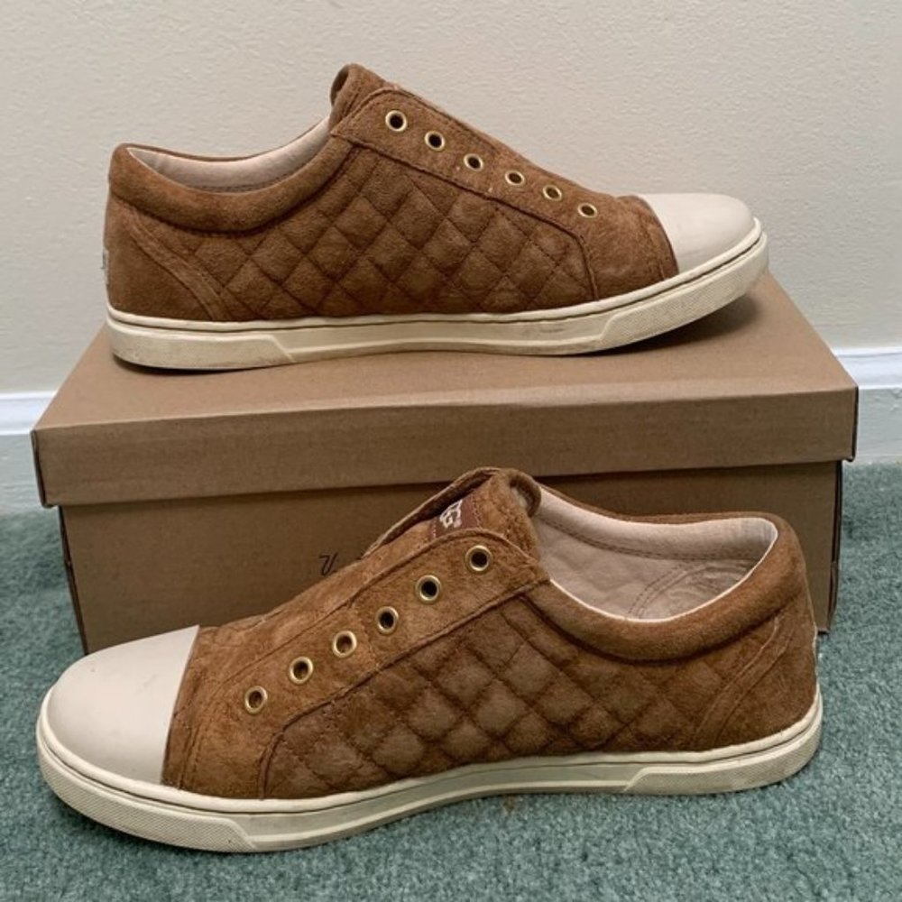 UGG slip-on suede sneakers, Chestnut, 8.5